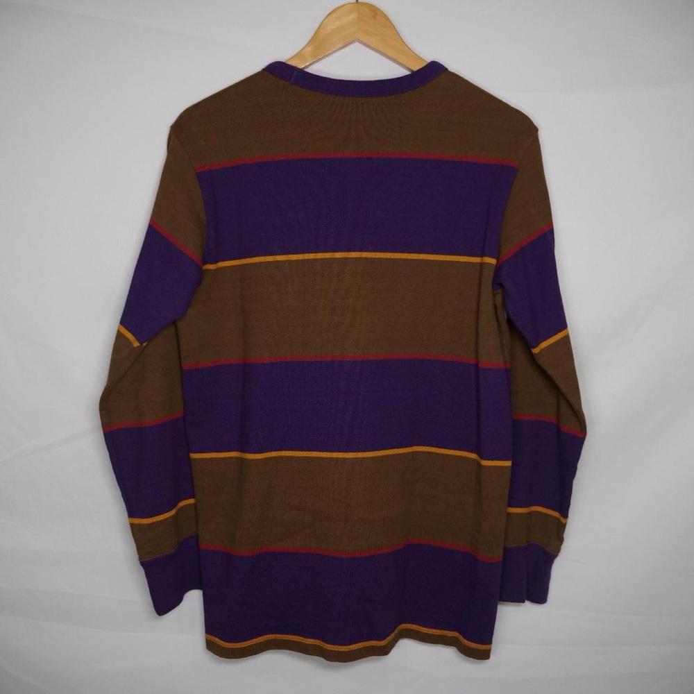 NOAH L/S Multicolor Striped Rugby Pullover - Picture 4 of 4